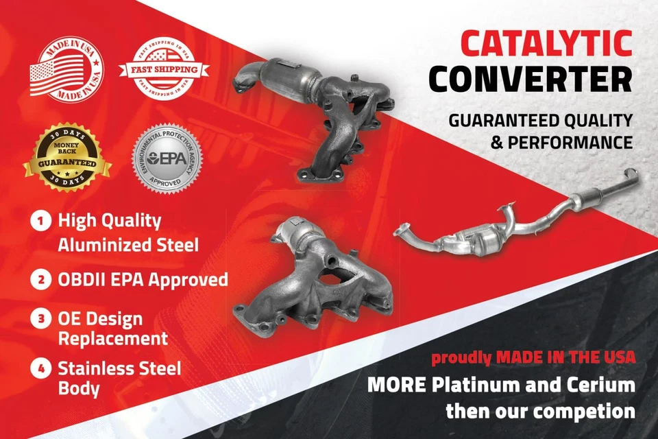 Convertidor catalítico de escape para tracción delantera Buick Rendezvous 02-07 3,4 3,5 Foto 3 de 4