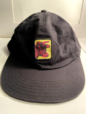 DC Shoes x Andy Warhol Cow Hat Black | Soft Shell Skate Art Collab Adjustable