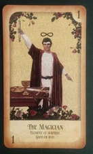Hinkler Secrets of the Tarot Card 1 The Magician 4.75" X 2.75"