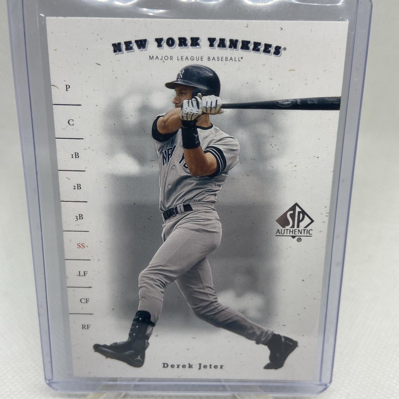 2001 SP Authentic Derek Jeter #36 New York Yankees