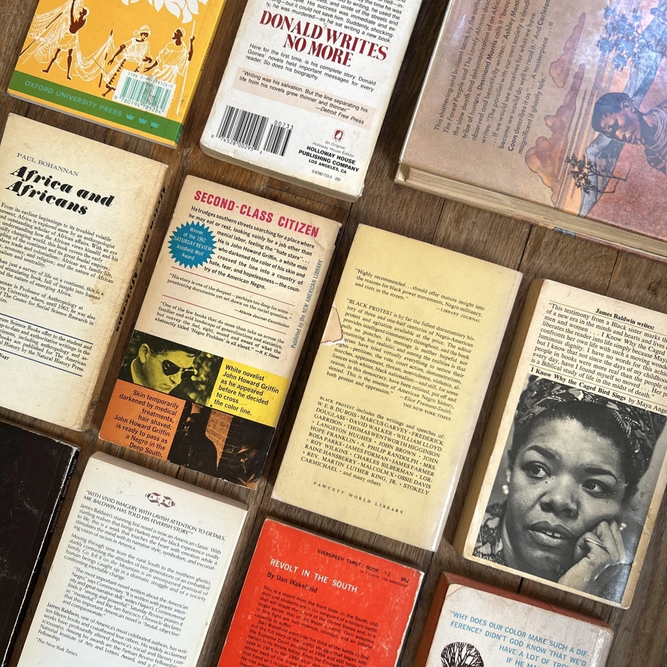 African American Book Lot Black Literature James Baldwin Maya Angelou Lot Of 11 - Image 3 of 4