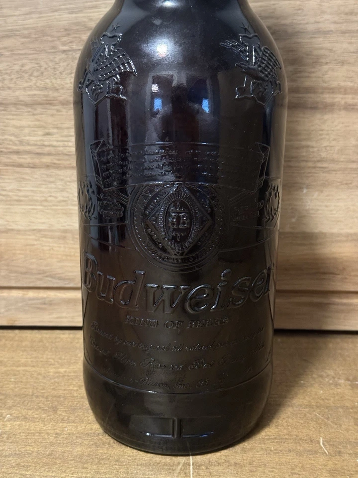 Budweiser Dale Earnhardt Jr Nascar Winston Cup Rookie 2000 botella de vidrio de 15 pulgadas Foto 4 de 4
