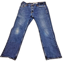 Levi Strauss Signature Gold Jeans Men's 36x30 Medium Wash Relaxed Fit Flex Denim