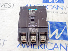 SIEMENS BQD380 3 pole 80 amp 14kA@480v Bolt on BQD Circuit Breaker -TESTED