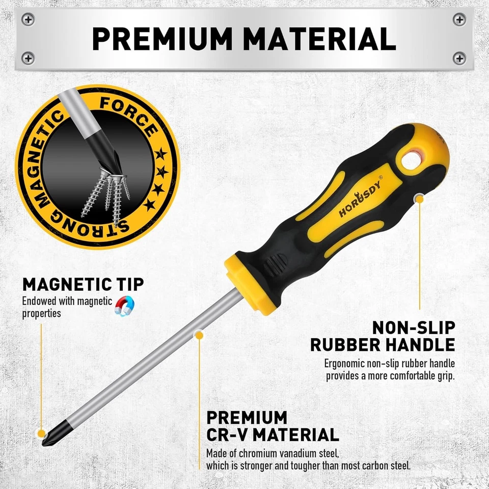 Magnetic Screwdriver Set with Hex Keys and Precision Tools - Image 4 of 4