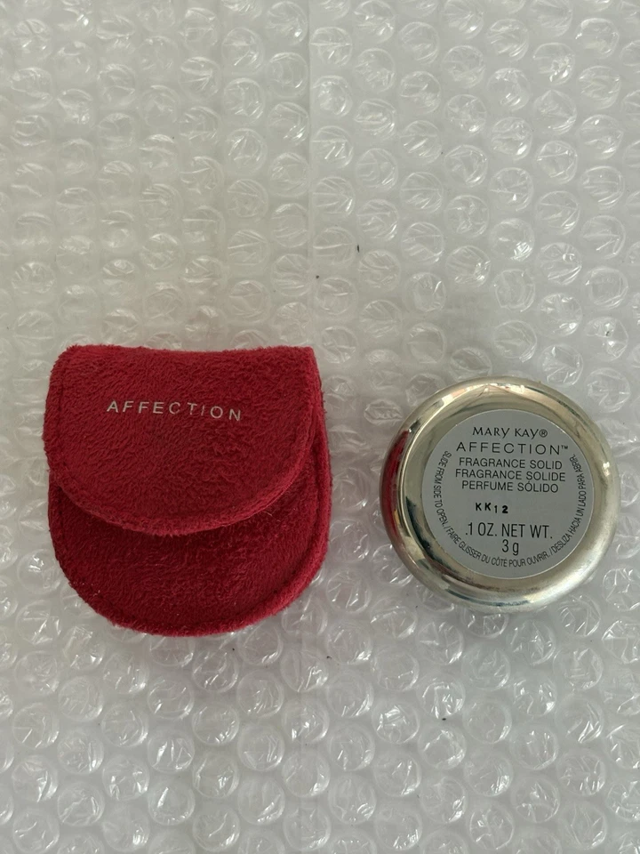 Fragancia Mary Kay Affection Sólida 0,1 OZ Hermosa Perfume Compacta Retirada Aroma Foto 2 de 3
