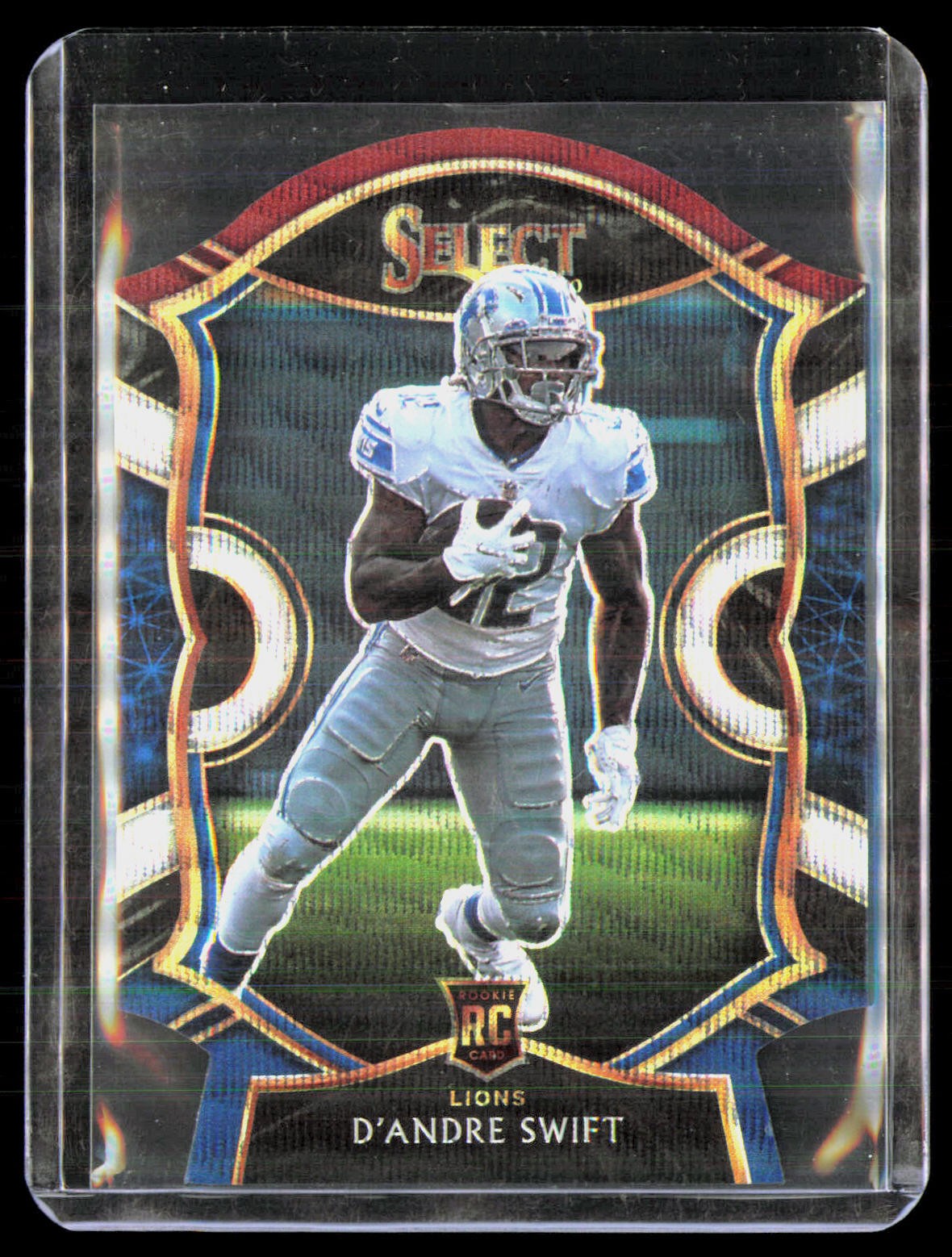 2020 Panini Select #51 D'Andre Swift Maroon Prizm Die Cut