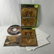 The Elder Scrolls III Morrowind Xbox Game w/Manual w/Map w/Reg card Microsoft
