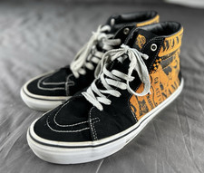 VANS Sk8-Hi Black/Orange for Sale | Authenticity Guaranteed | eBay