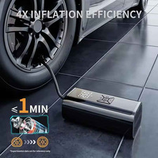 YIJU Wireless Air Pump 150 PSI – Portable Electric Tyre Inflator for Car&Bike UK