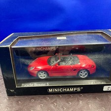 MINICHAMPS Porsche Boxster S Convertible Red Diecast Model Limited 1/1104