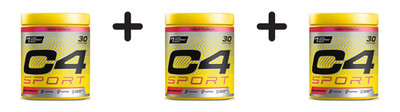 3 x Cellucor C4 Sport (30 Serv) Fruit Punch (80,96 EUR/kg)