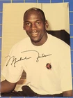 Michael Jordan Chicago Bulls Original Signed Basketball Photo