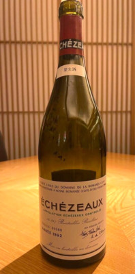 ROMANEE CONTI ECHEZEAUX empty Bottle with cork 1992