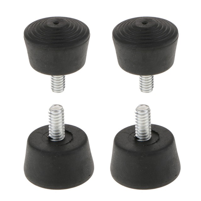 4x Tripod Rubber Feet Monopod Foot with 1/4 Thread Screw for Nikon Sony