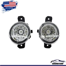 LED Fog Lights Lamp Pair For NISSAN Altima Sentra Maxima Rogue Infiniti QX60