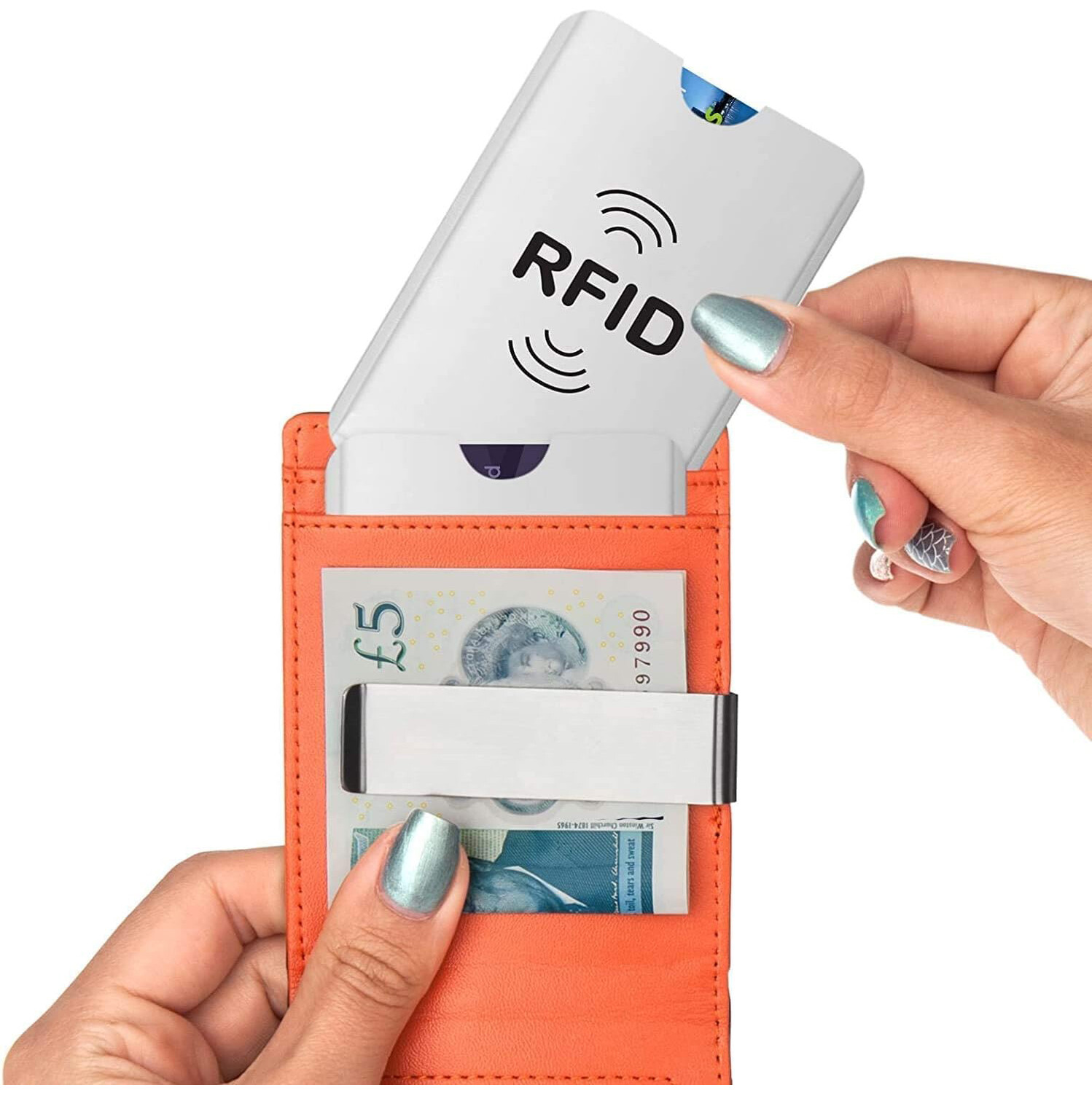 30* RFID Blocking Sleeves Secure Credit ID Card Holder Identity Theft Protection