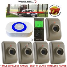 DAKOTA ALERT DCMA-4K PLUS MTPR-4000 WIRELESS ALARM SYSTEM-5 SENSORS