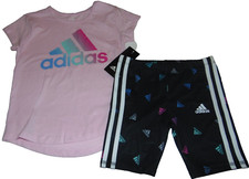 NWT Girls ADIDAS Outfit Size 5 Super Cute FS: