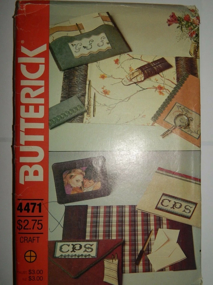 Desk Accessories Sewing Pattern Butterick UC FF Craft Briefcase Frame Portfolio  - Image 2 of 4