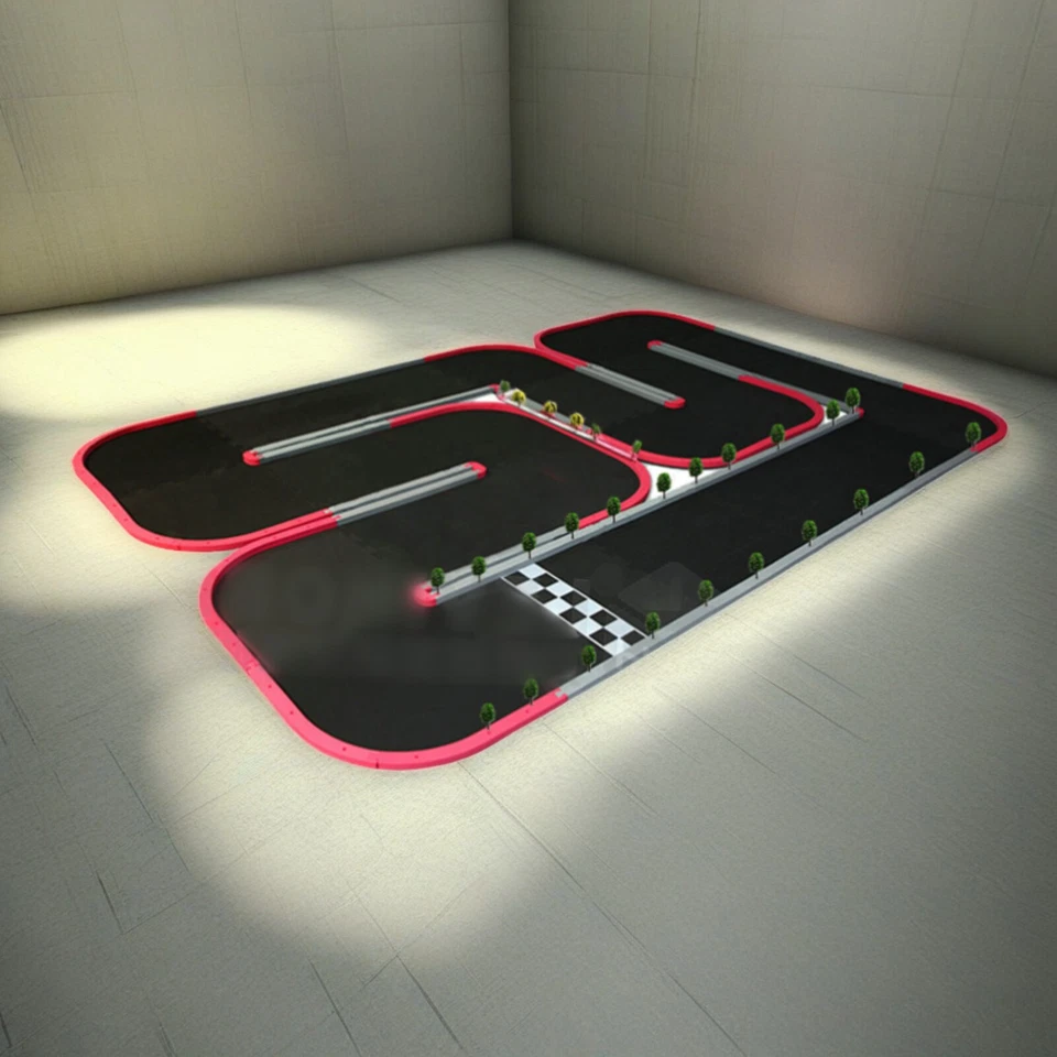 4WD RC Car Simulation Race Track Track RC Truck Drift Crawler Car Racing Track - Image 2 of 4