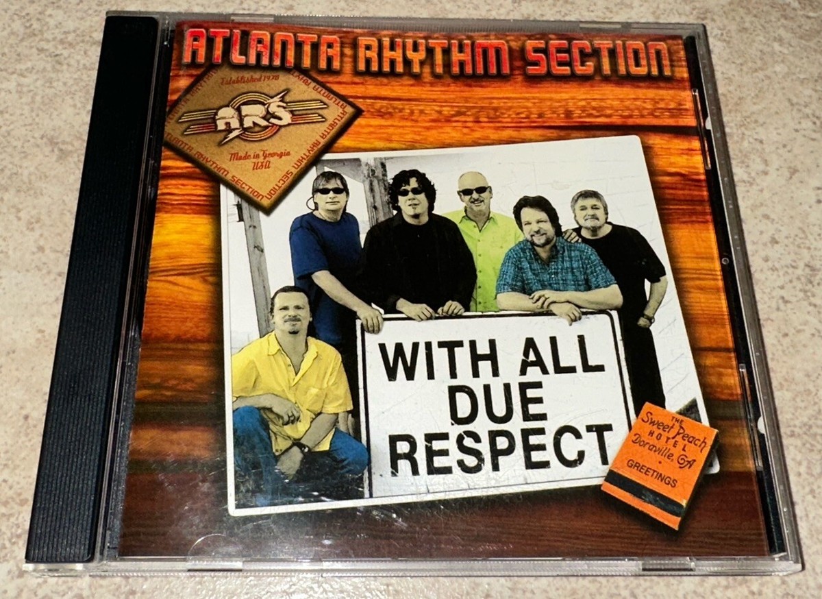 Atlanta Rhythm Section With All Due Respect CD Rare OOP 2011 Fuel