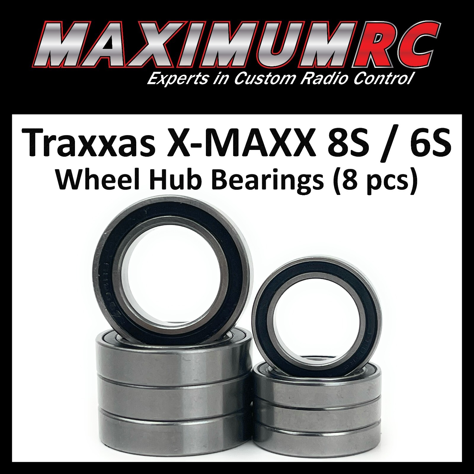 Fits Traxxas XMAXX XMAXX 8S / 6S Standard Wheel Hub Bearings Upgrade