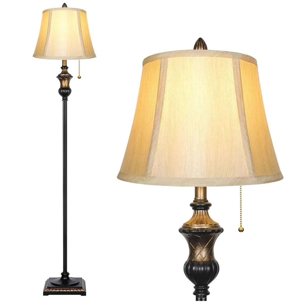 Bronze Mid-Century Modern Floor Lamps for sale | eBay