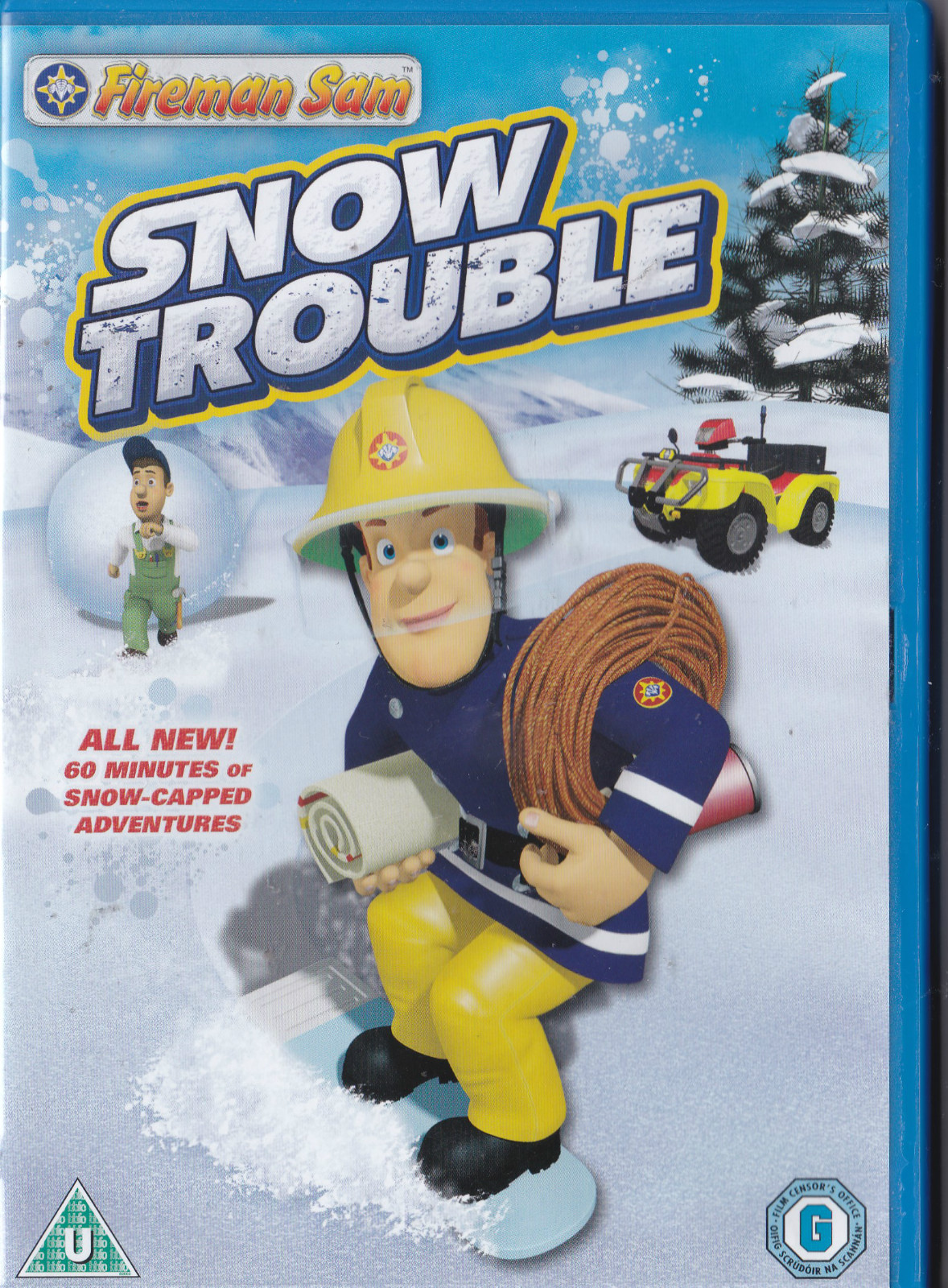 FIREMAN SAM SNOW TROUBLE DVD KIDS 5 EPISODES