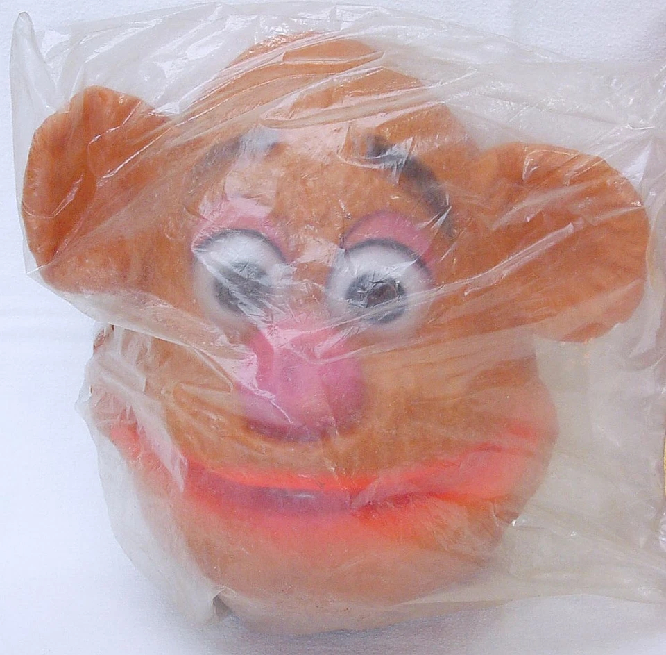 César France Jim Henson THE MUPPET SHOW FOZZIE BEAR HEAD MASK MIB`76 ULTRA RARE! - Image 2 of 3