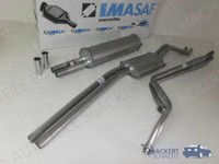 Imasaf Auspuffanlage Komplett für Mercedes S-Klasse W108 + W109 + W111 + Coupe