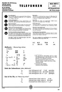 NOS GE 6201 12AT7WA ECC801S MATCHED PAIR TESTED TUBES "TRIPLE-MICA 5-STAR" 1958 - Picture 20 of 20