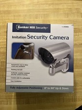 IMITATION SECURITY bullet CAMERA Flashing LED Video System