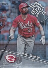 JESSIE WINKER TOPPS GREATEST HITS 2021'S HOLO FOIL MARINERS REDS #14 2022 22