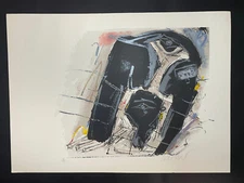 Serigraph by Nelson Dominguez. Untitled. Original signed by the artist