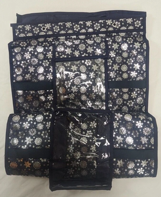 Tidy & Co Over the Door Multi Purpose Storage Organizer 17 x 43.5" SNOWFLAKE - Image 2 of 4