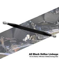 Moto Black Gear Shift Linkage Shifter Link Rod Fit For Harley Softail Touring 86