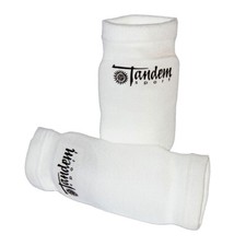 Tandem Sports Protective Volleyball Elbow Pads - White / Pair - NEW