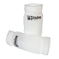Tandem Sports Protective Volleyball Elbow Pads - White / Pair - NEW