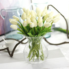 Real Touch Artificial Tulip Stems - Set of 10 - Perfect for Home Decor