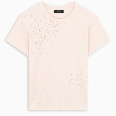 AMIRI Short Sleeve T-Shirt Shotgun Tee Pink Size XL SOLD OUT