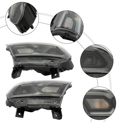 Pair LED Headlights For Dodge Durango 2021 2022 2023 Left & Right Side Headlamps