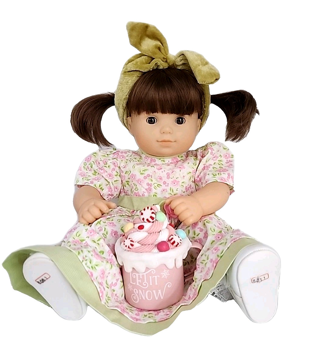 American Girl Bitty Twin Caucasian Doll Brown Hair Eyes New 