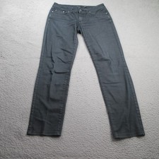 Prana Jeans Women Size 4 Blue Dark Wash Denim Slim Fit 28' Inseam