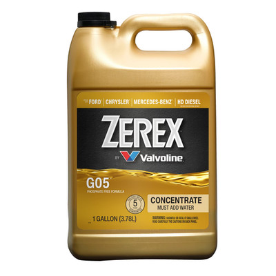 SALE- Zerex G05 Phosphate Free Antifreeze Coolant Concentrate 1 Gallon