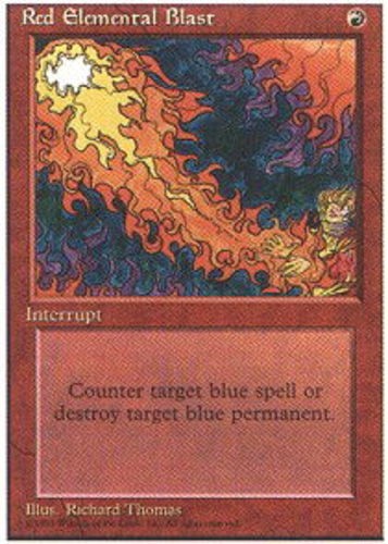 1x Red Elemental Blast Heavy Play MTG Magic - Kid Icarus -