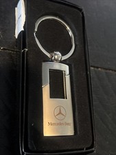 Mercedes Benz Nickel Plate New Key Ring Chain With Free Gift Box