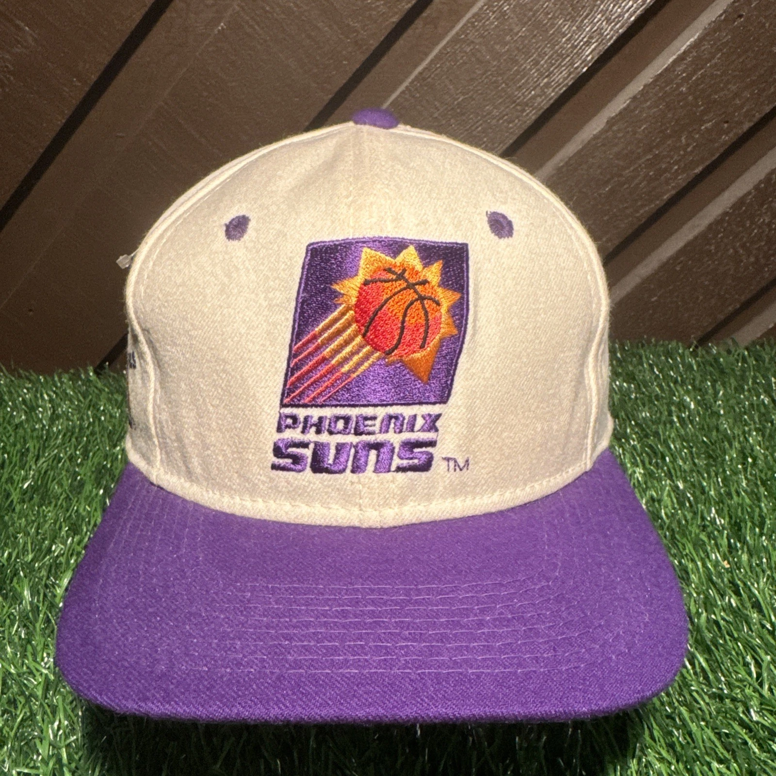 VTG Sports Specialties 100% Wool Phoenix Suns Fitted Hat Size 7 1/4