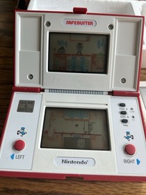 Nintendo SAFE BUSTER boxed GAME & WATCH Box Instructions
