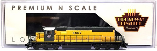 Locomotora diésel Broadway Limited 7956 N C&NW EMD SD40-2 - sonido/DC/DCC #6867 | Condition: Used